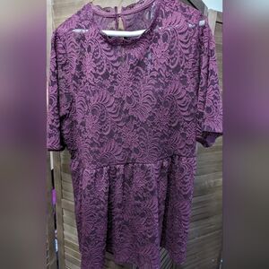 Torrid Maroon size 3 top